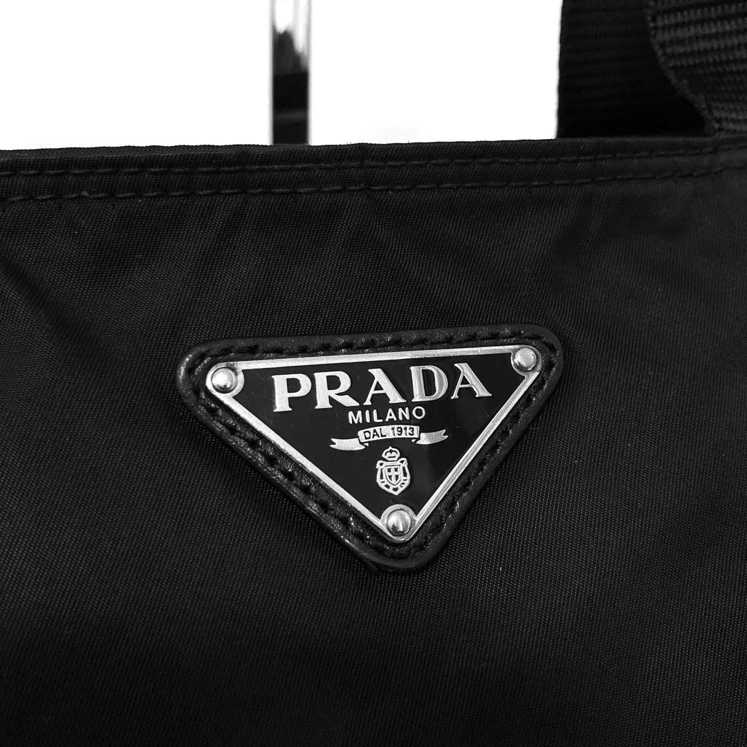 PRADA プラダ　ショルダーバッグ　トートバッグ　ナイロン　黒　ハンドバッグ
