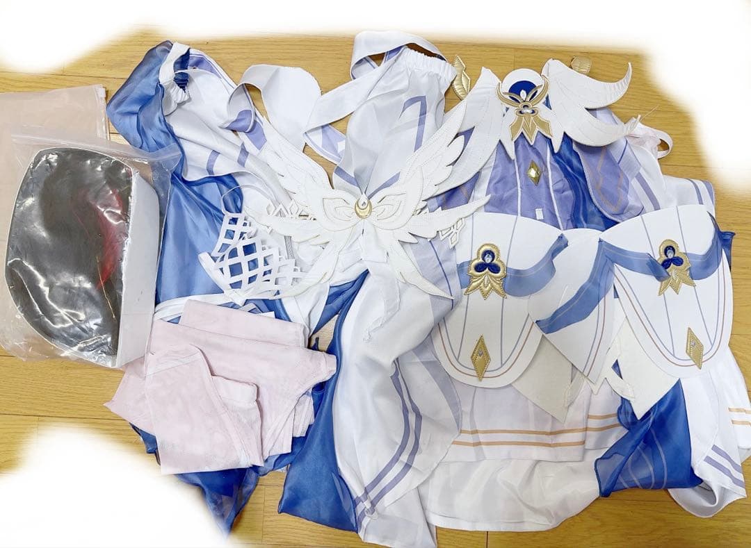 原神 コロンビーナ コスプレ Mサイズ 衣装 ウィッグ付き