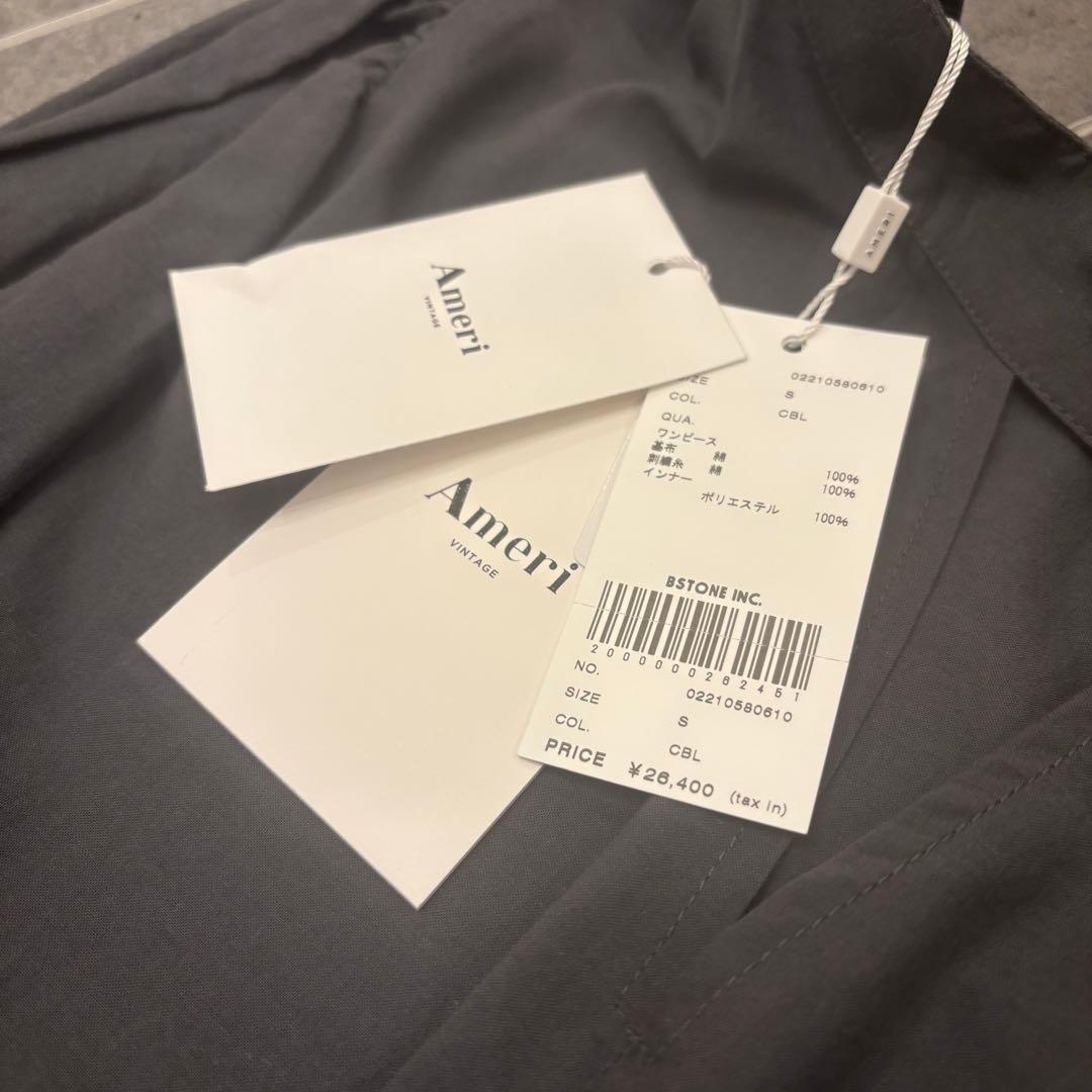 【新品タグ付】アメリ 2WAYボリュームスカラップレースドレス