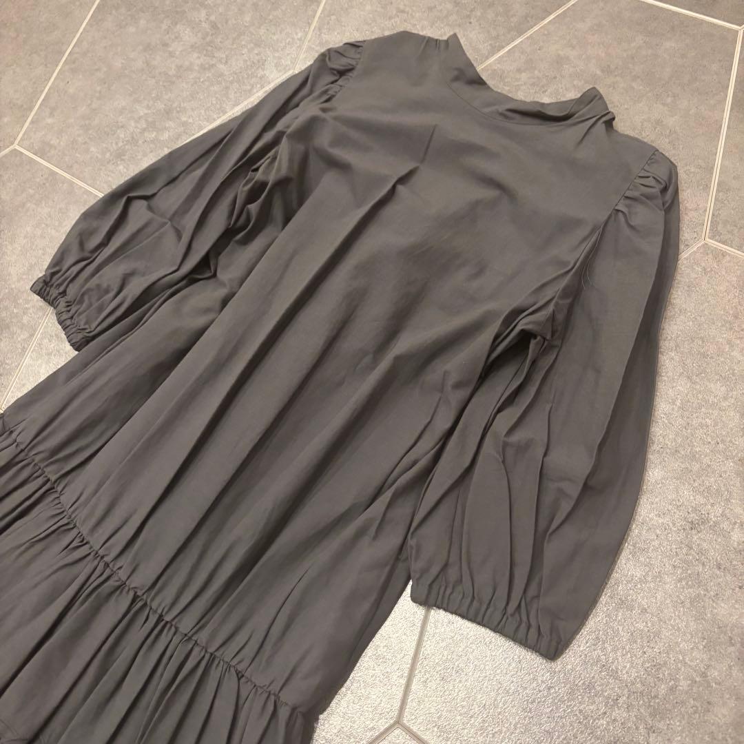 【新品タグ付】アメリ 2WAYボリュームスカラップレースドレス