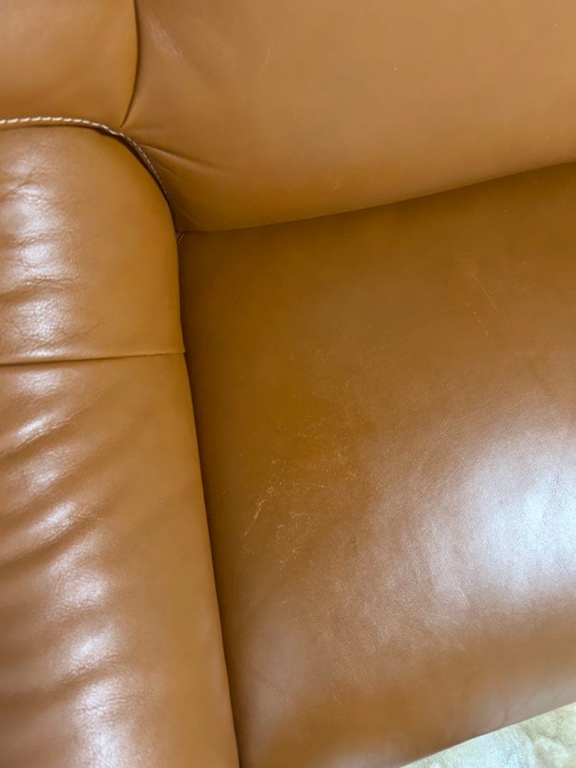 カリモク　３人掛けソファー