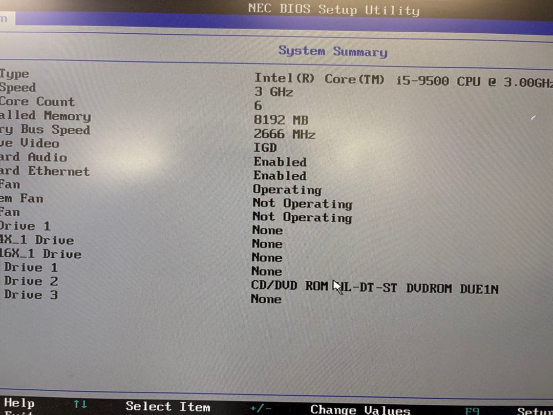 NEC Mate 第9世代i5 メモリ8GB ストレージ無し ジャンク④