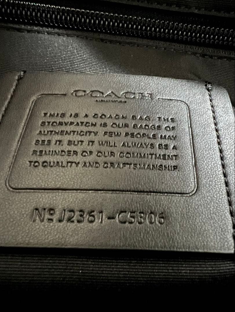 COACH メンズ　ボストンバッグ ブラック