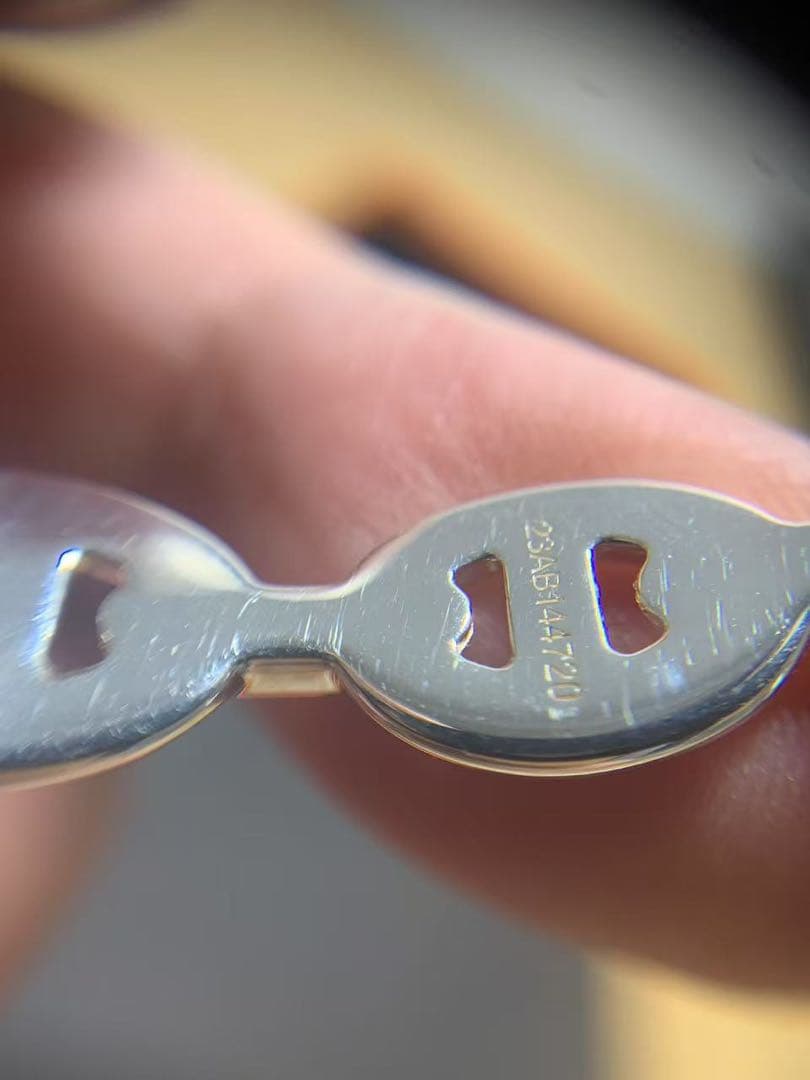 ト*ロ様 美品　エルメス　シルバー　シェーヌダンクル アンシェネ　バングル