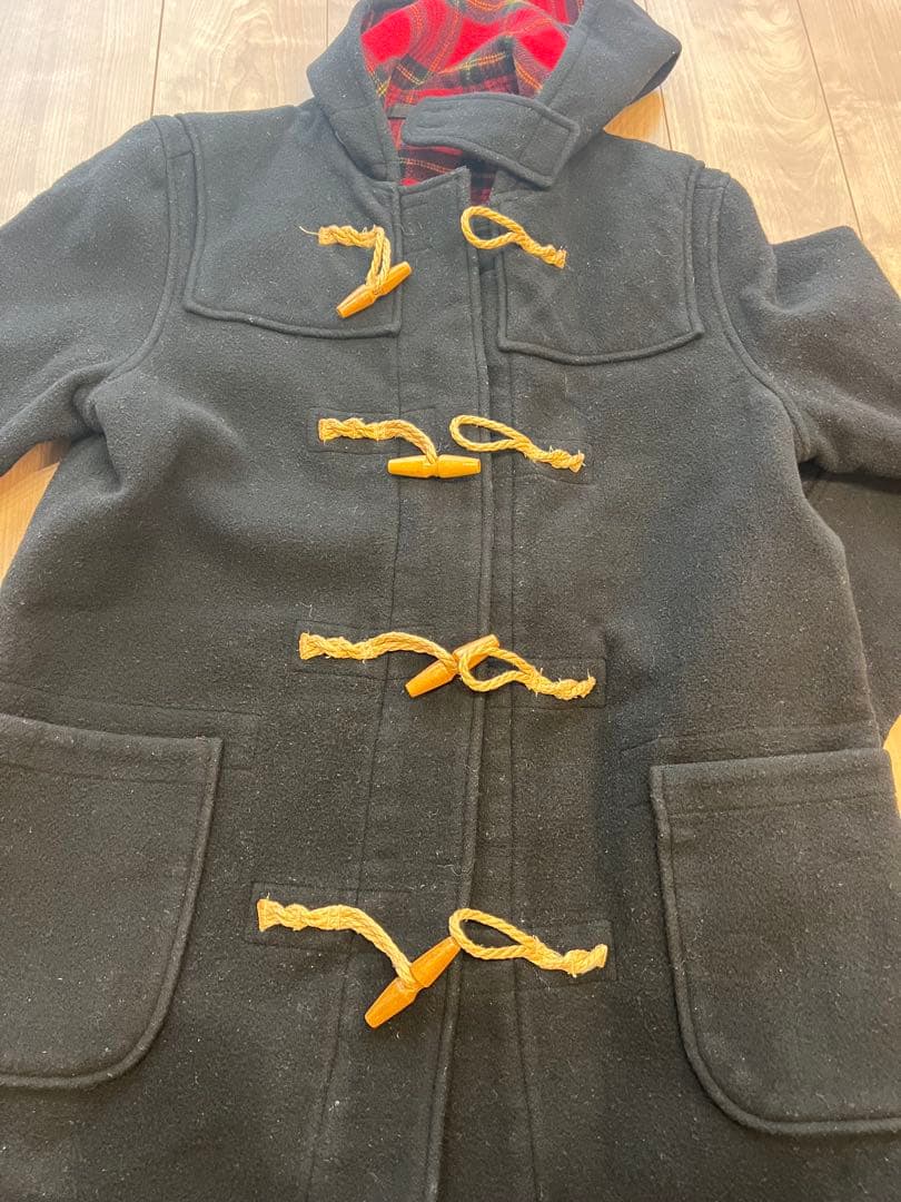 ポロラルフローレン　ヴィンテージ　ダッフルコート　ブラック　希少Mサイズ