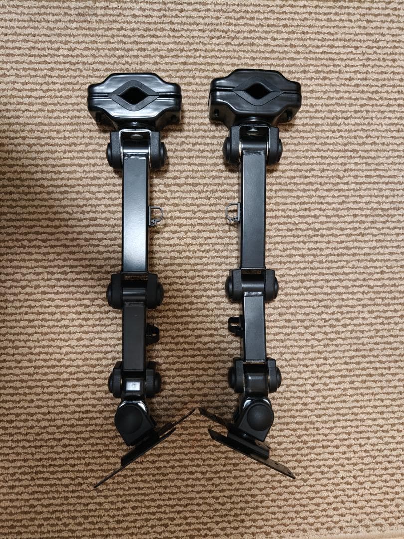 ブラック モニターアーム 二重アーム CR-LA358 x 2セット