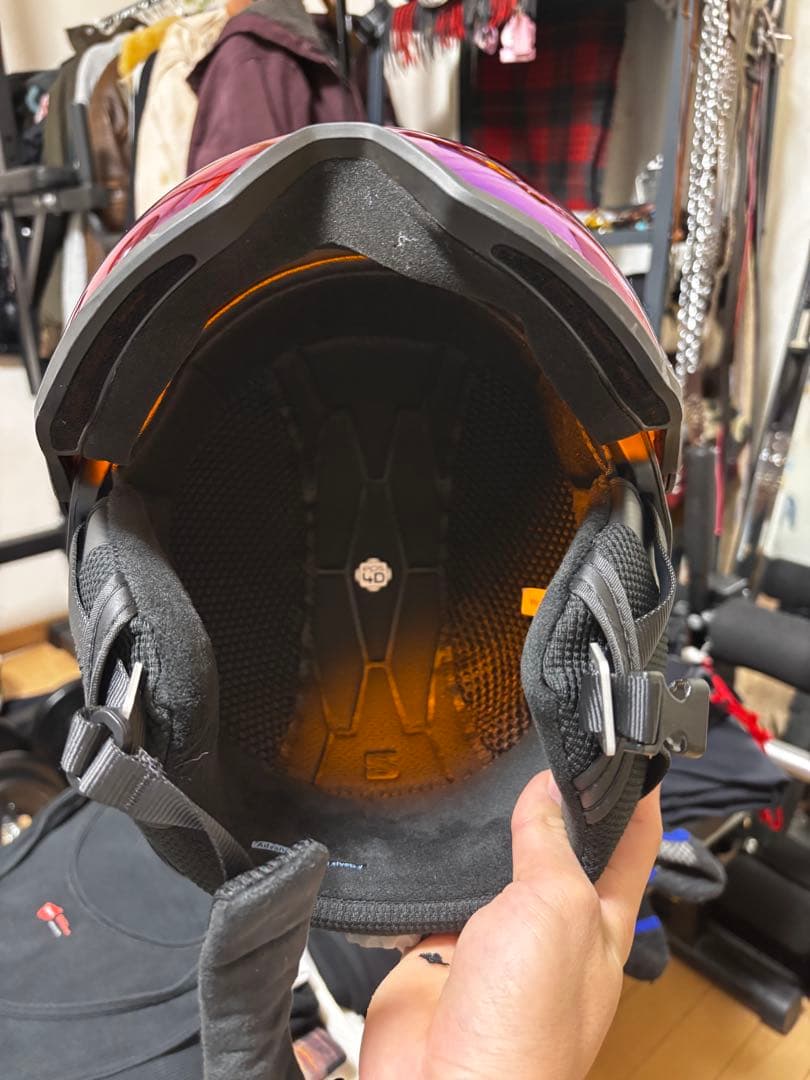 SALOMON PIONEER ヘルメット マットブラック　バイザーヘルメット