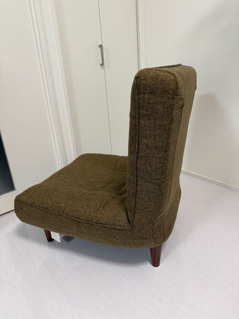 セルタン ハイバックソファ 1人掛け「LULU」　カシコンブラウン