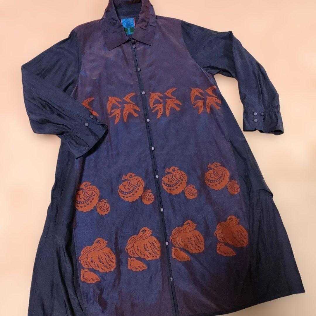 ann吉 センソユニコ　刺繍 羽織り ワンピース　チュニック　コート