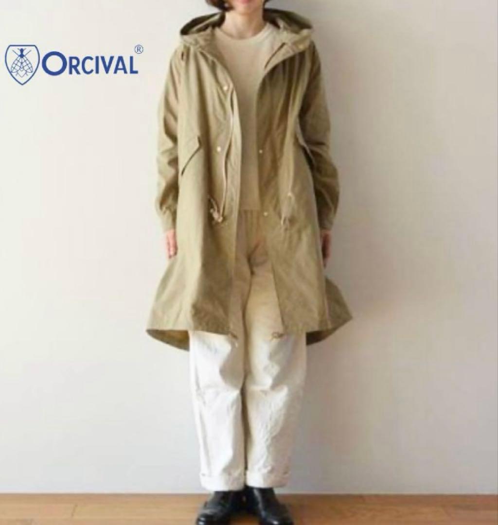 Orcival オーシバル フーディモッズコート