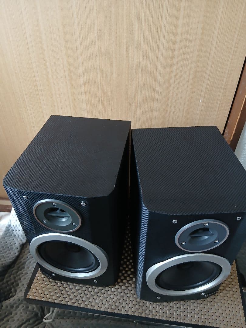 ​【カスタム品】SONY スピーカー SS-CMD373 カーボン調リメイク