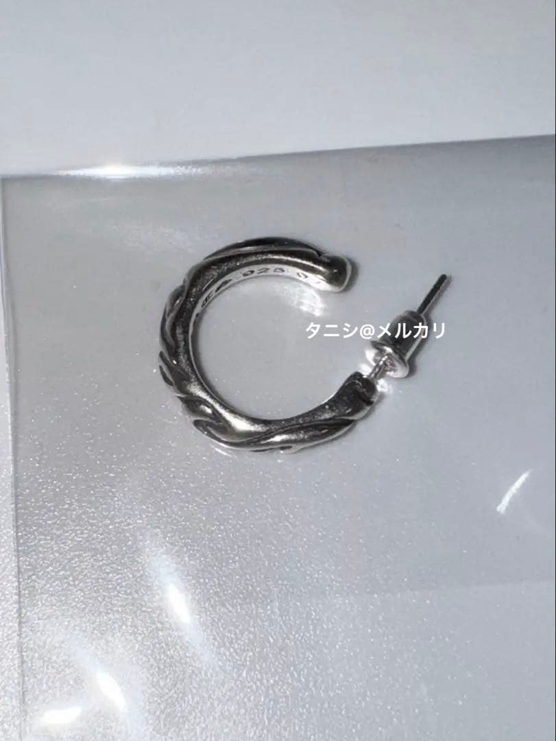 CHROME HEARTS クロムハーツ シルバー フープピアス 正規品