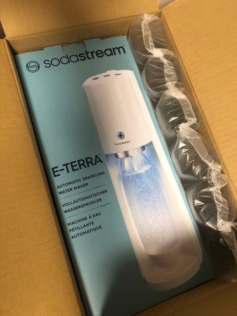 新品　ソーダストリーム　即日発送　E-TERRA スターターキット　未開封