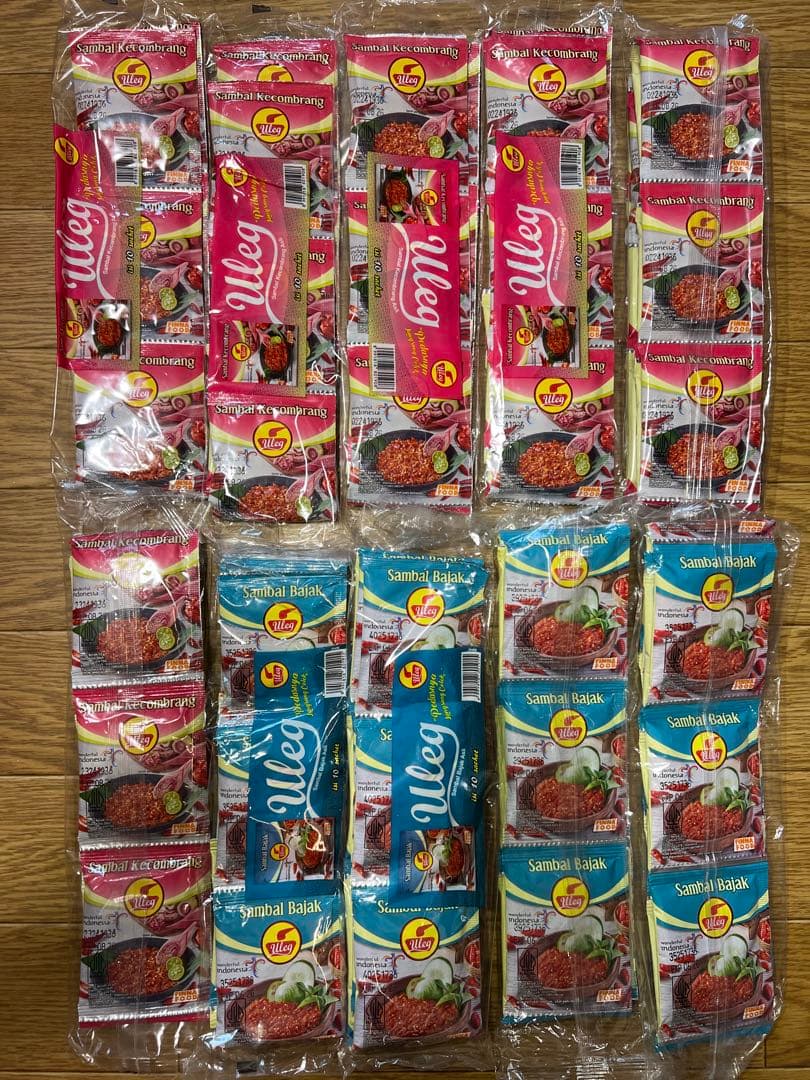 SEN専用 インドネシア チリ ULEG サンバル 1270袋 boncabe