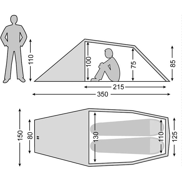 ニカラグア さん専用、NORDISK HALLAND 2 LW 　グリーン