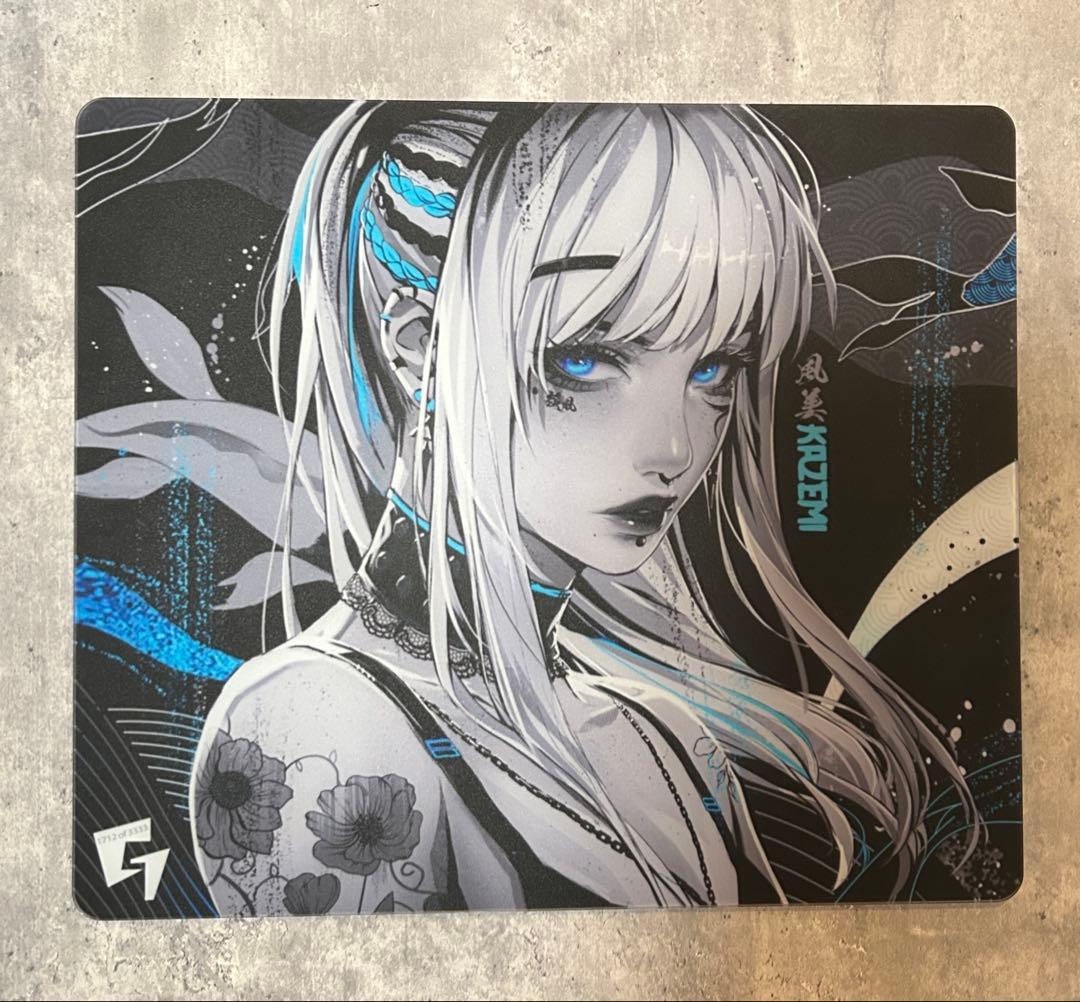 【美品】GLSSWRKS Kazemi Blue 490x420mm