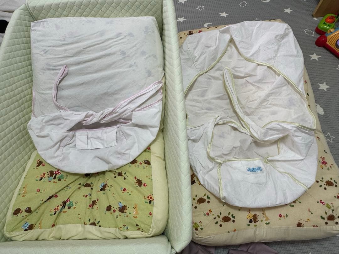 天使の寝床　1セットのみ　青葉　cカーブクッションまんまる育児　背中スイッチ防止