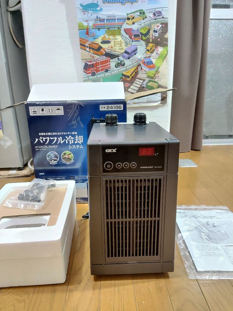 【未使用・開封のみ】GEX クールウェイ BK-C120 水槽用クーラー