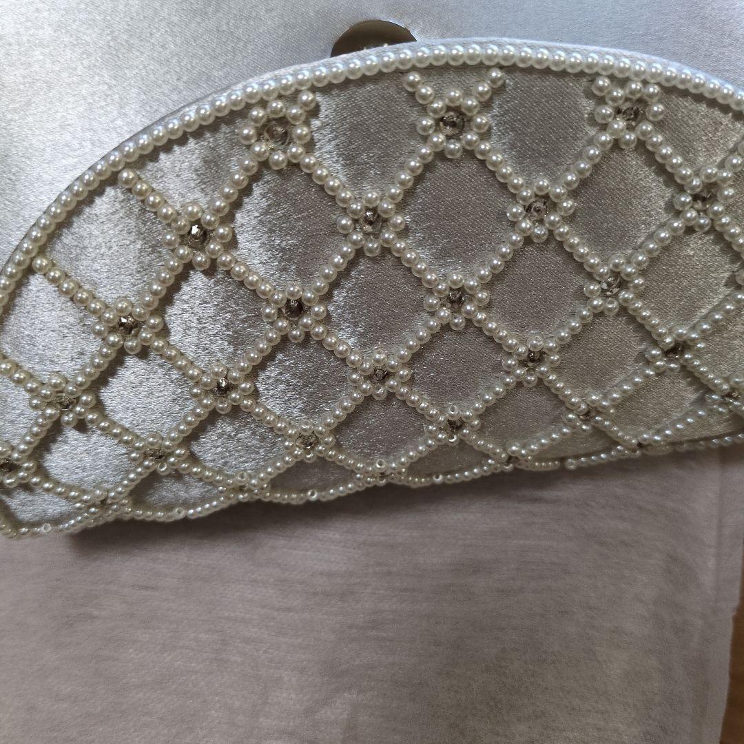 ビーズ刺繍パーティーバッグ　 form forma （東京ソワール）現行品