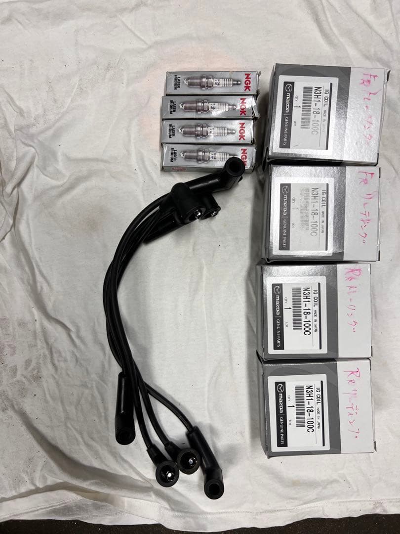 rx8 イグニッションコイル　プラグコード　イリジウムプラグ