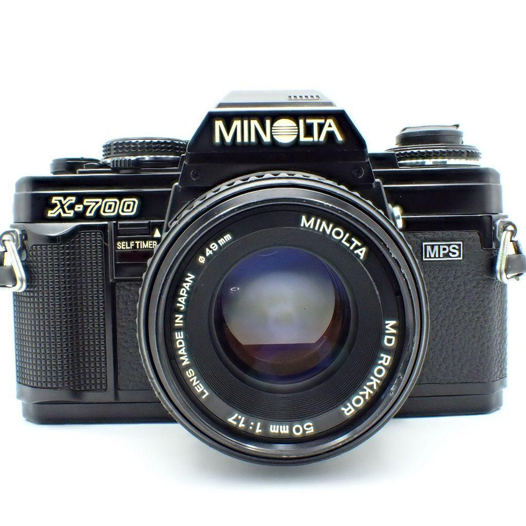 【動作確認済】MINOLTA X-700＆MD 50mm f1.7 新品電池付き