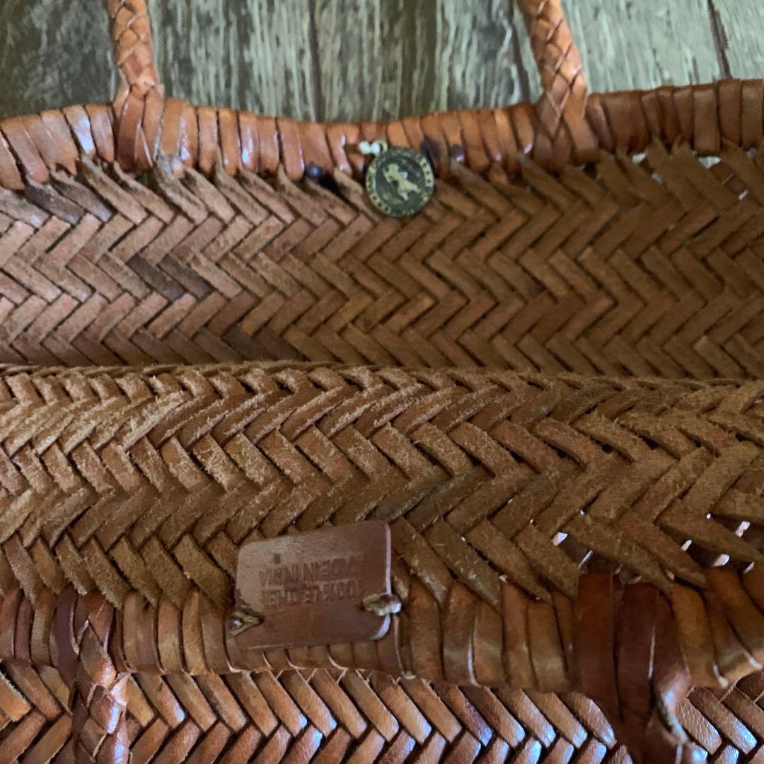 ドラゴン Dragon かごバッグ 大きめ 中古 多少難有 ・タグ付