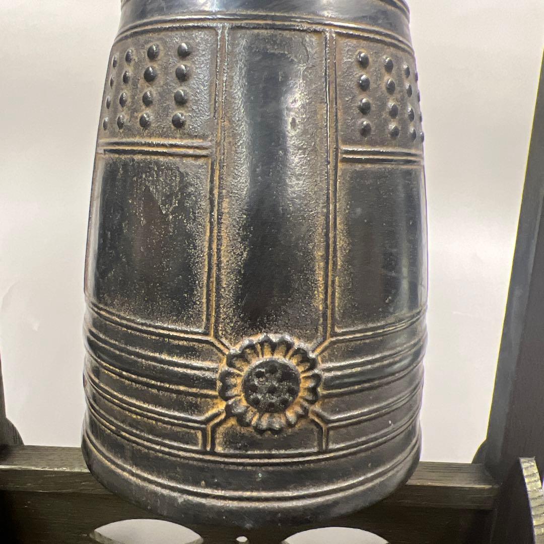 喚鐘　４寸　古手色　小槌付