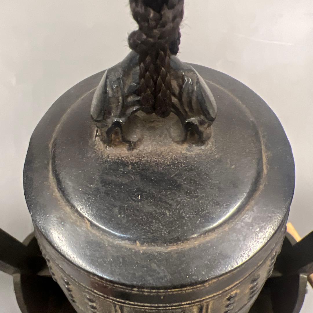 喚鐘　４寸　古手色　小槌付