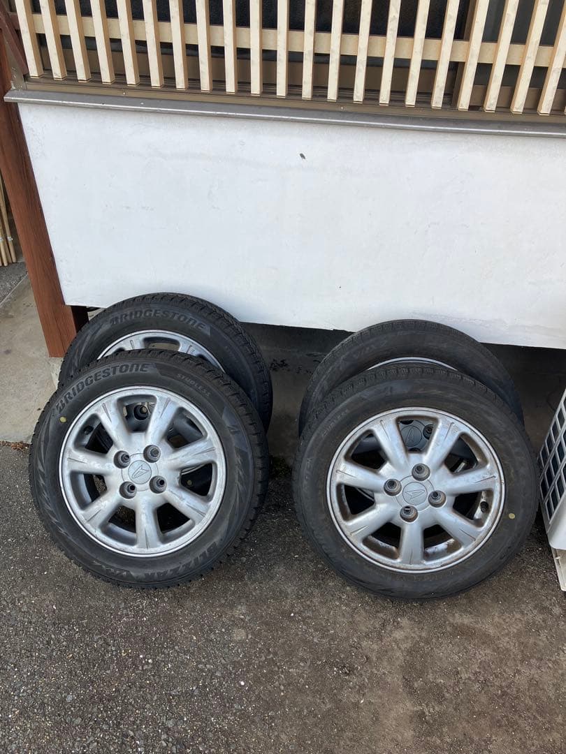 山岸佑児①　14インチ アルミホイール 4本 155/65R14付