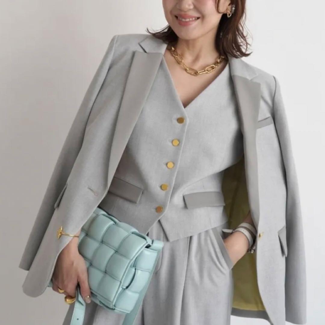 人気　iDea Luce イデアルーチェ クラシカルJK ジャケット　グレー