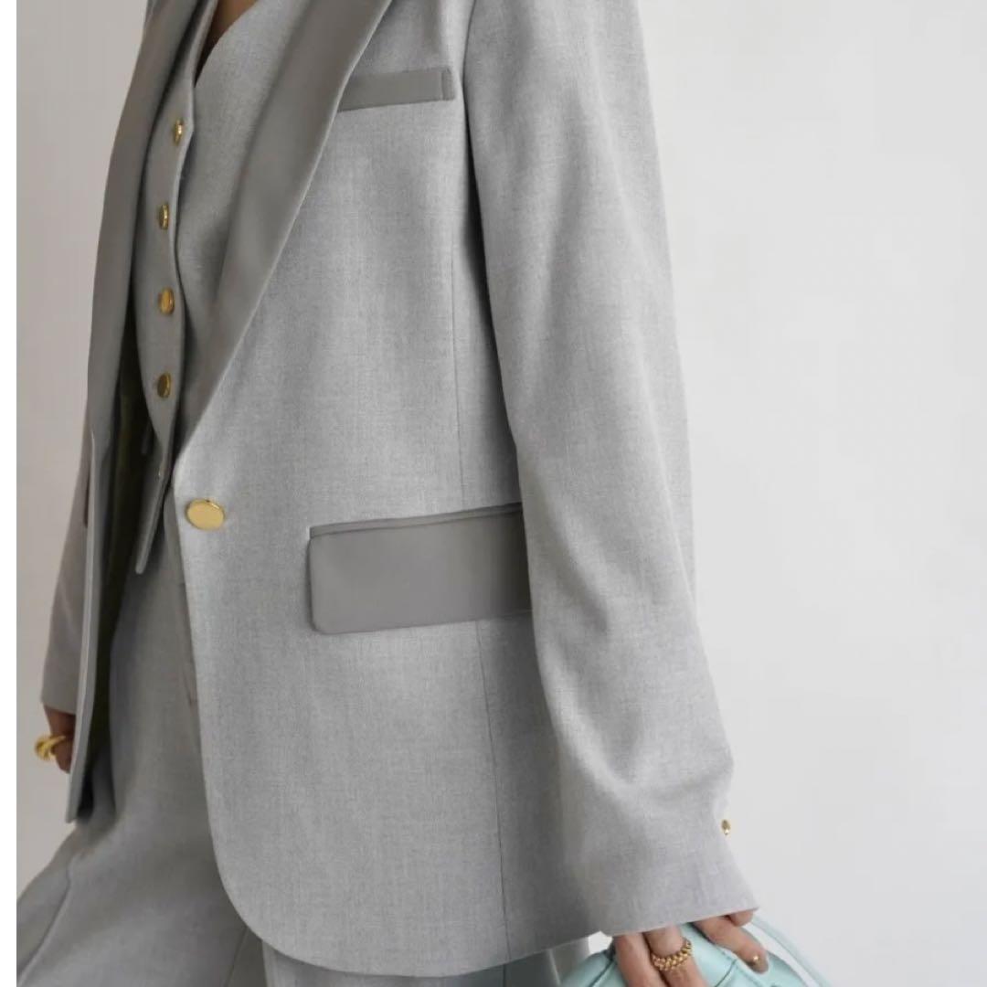 人気　iDea Luce イデアルーチェ クラシカルJK ジャケット　グレー