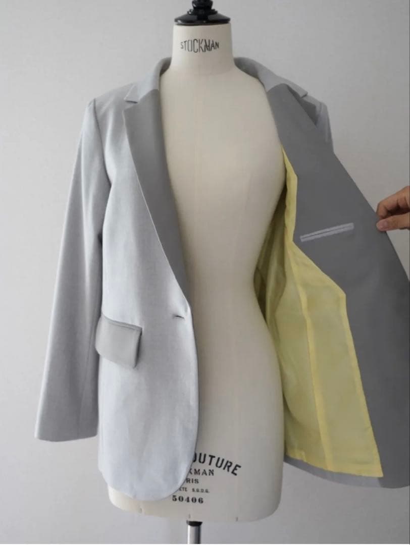 人気　iDea Luce イデアルーチェ クラシカルJK ジャケット　グレー