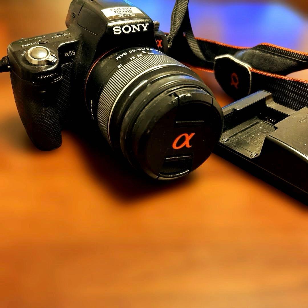 ジャンク品　SONY α55 デジタル一眼レフカメラ