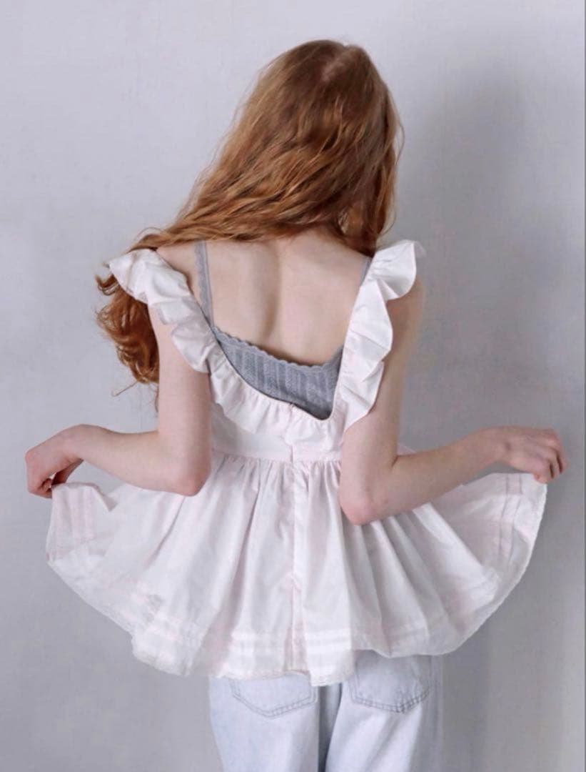 【mieya mieya】PETIT APLON TOP