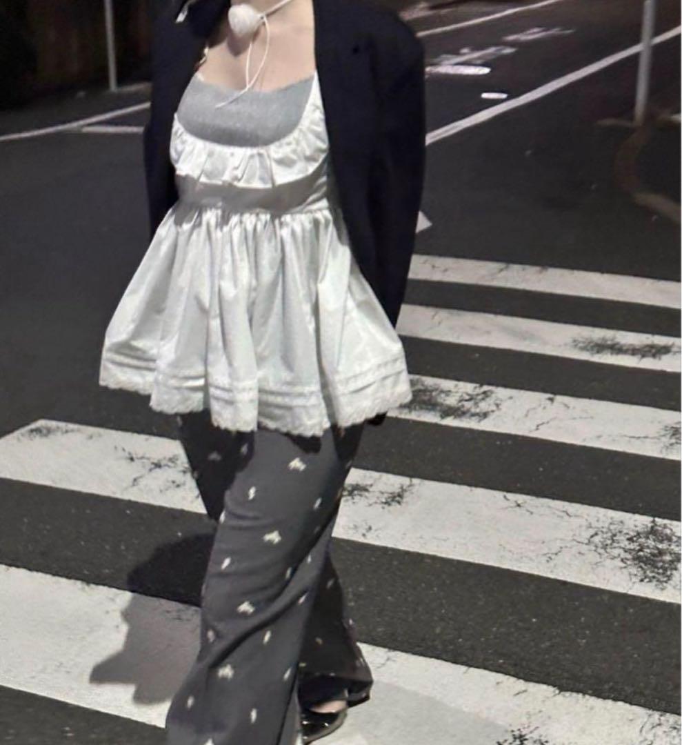 【mieya mieya】PETIT APLON TOP