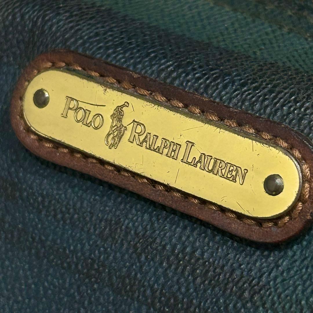 美品 Ralph Lauren ミニボストンバッグ ブラックウォッチ