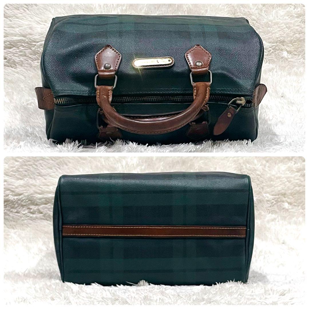 美品 Ralph Lauren ミニボストンバッグ ブラックウォッチ