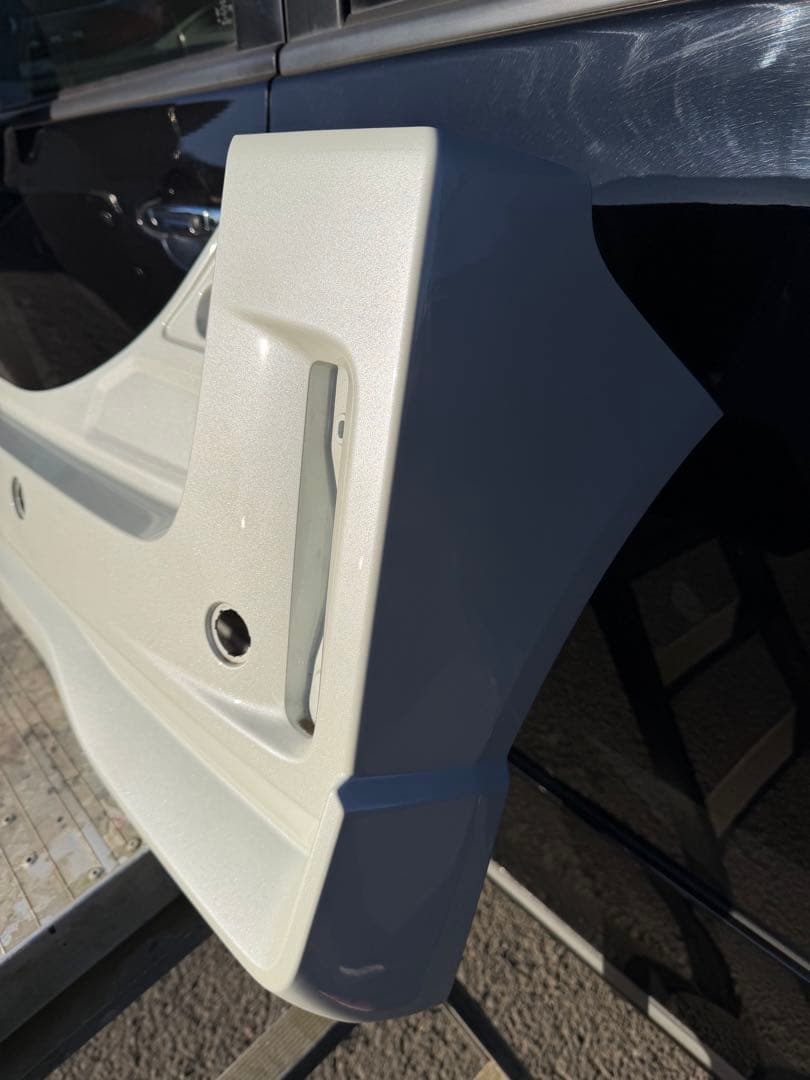 スペーシアカスタム MK54S MK94S 純正 リアバンパー ホワイトパール