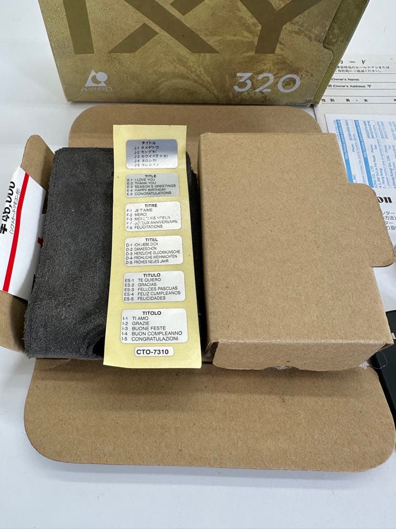 【未使用品】CANON キャノン IXY 320 コンパクトフィルムカメラ※r2