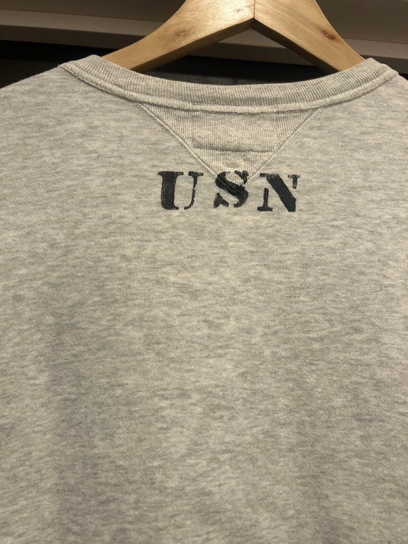 ー*ー様 ¥22000 リアルマッコイズ　U.S.N. ステンシル　スウェット