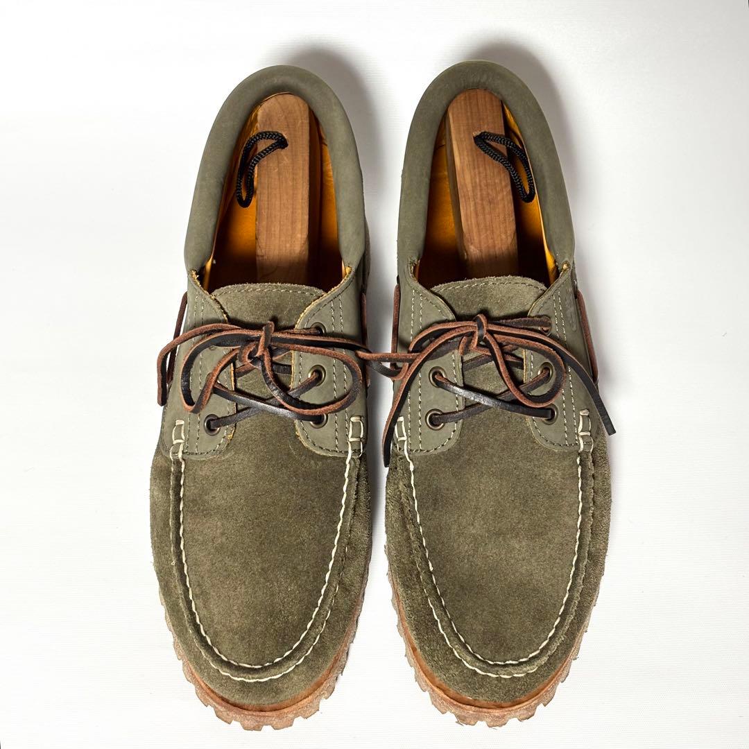 美品✨ ティンバーランド デッキシューズ 3EYE スエード カーキ J1948
