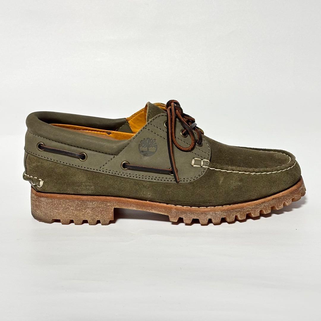美品✨ ティンバーランド デッキシューズ 3EYE スエード カーキ J1948