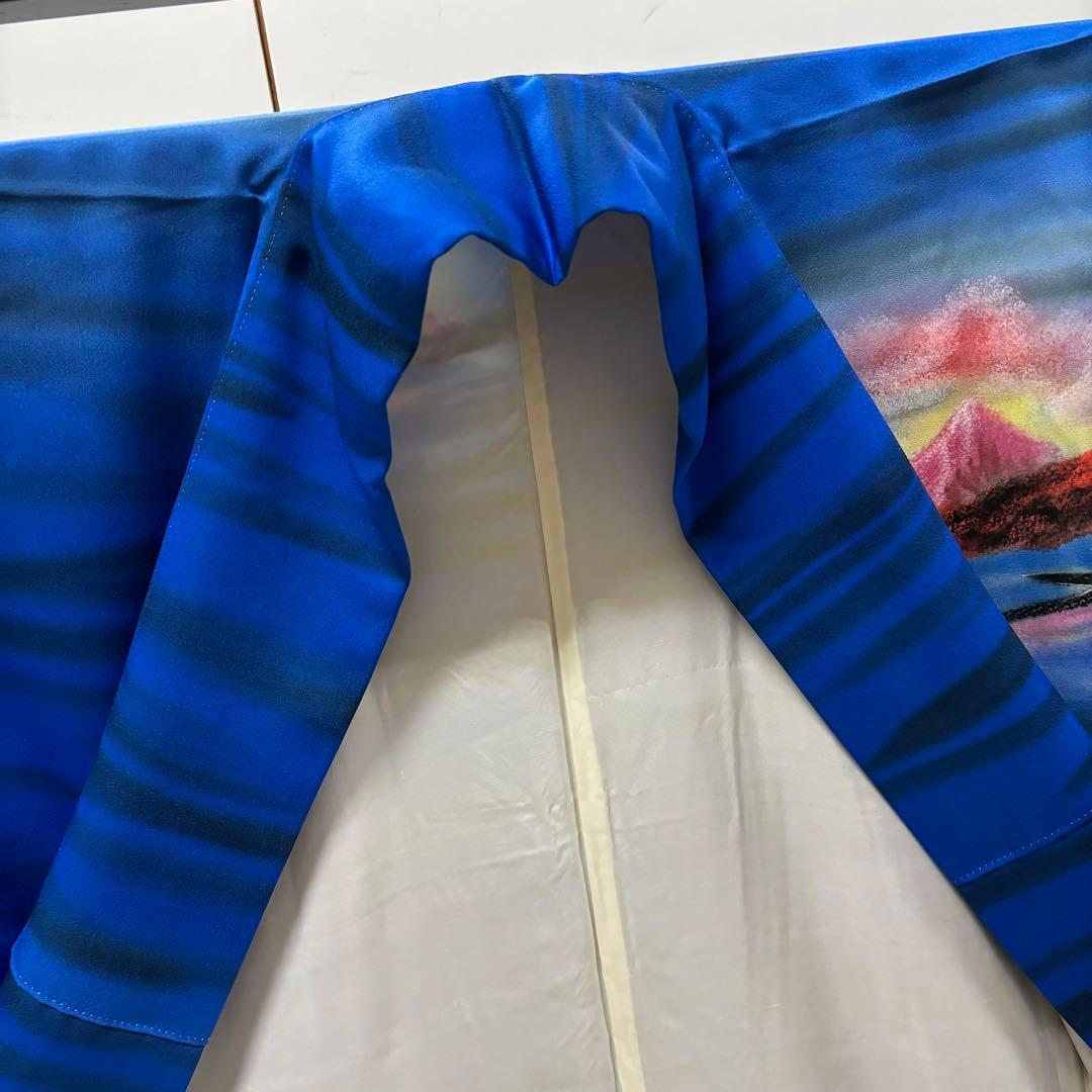 圧巻 訪問着 裄67 まるで絵画の様 素敵なデザイン 正絹 AK-3889