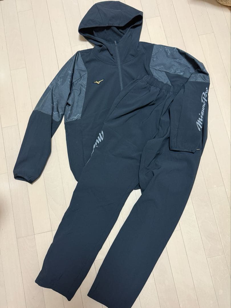 ミズノプロ　テックシールドフーディー　パンツセット