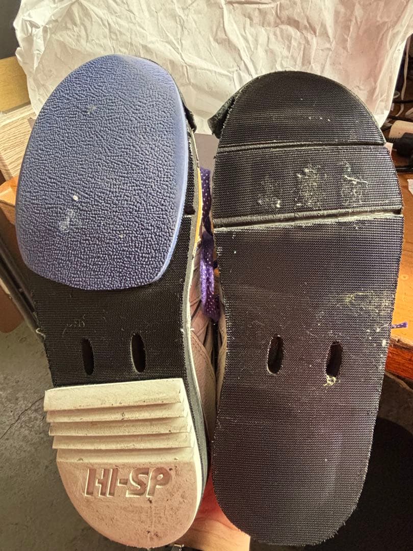 HI-SP ボウリングシューズ ホワイト/パープル 26.5