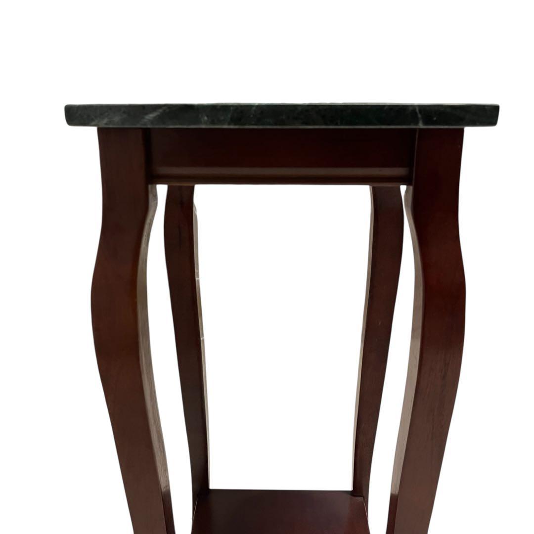 ✨【美品】高梨産業　花台/飾り棚　アンティーク家具　大理石