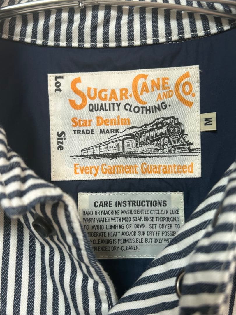 新品未使用 SUGAR CANE ヒッコリーカバーオール M ダウン