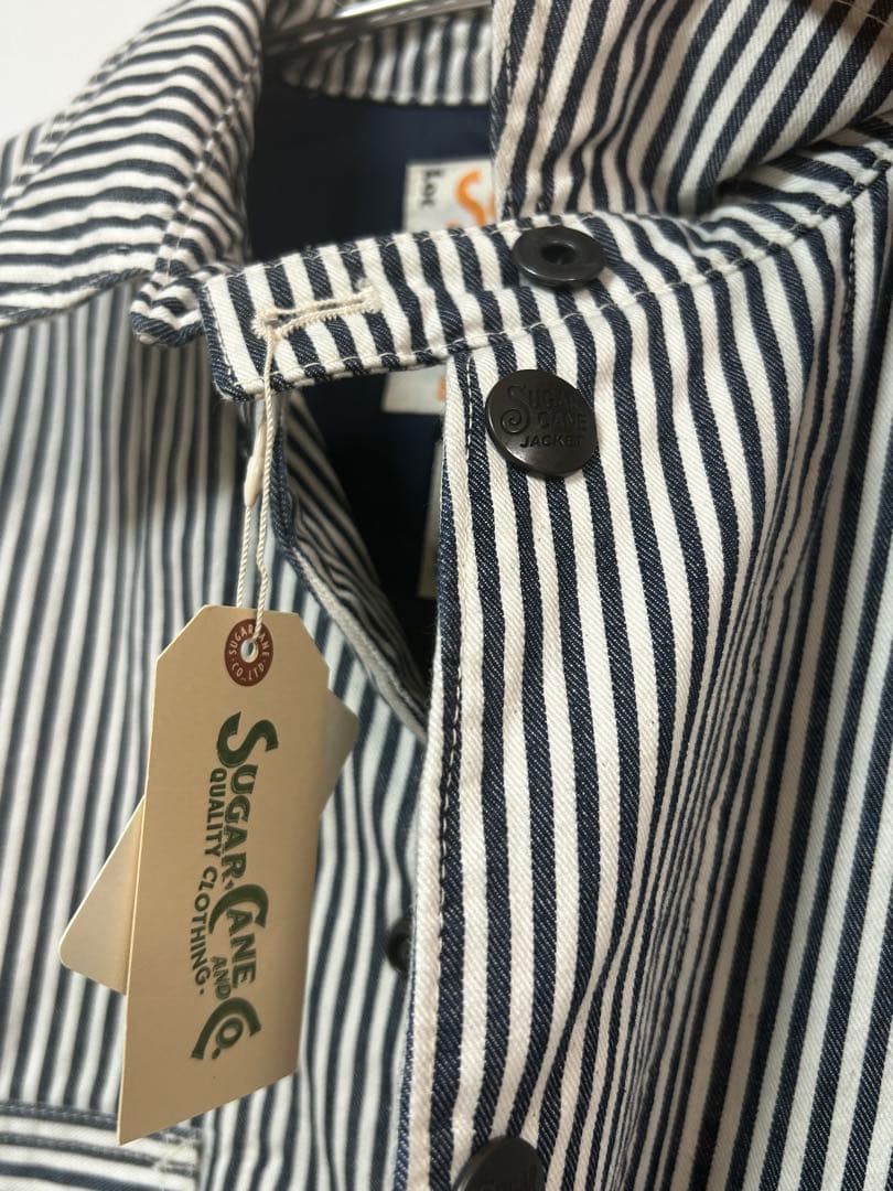 新品未使用 SUGAR CANE ヒッコリーカバーオール M ダウン