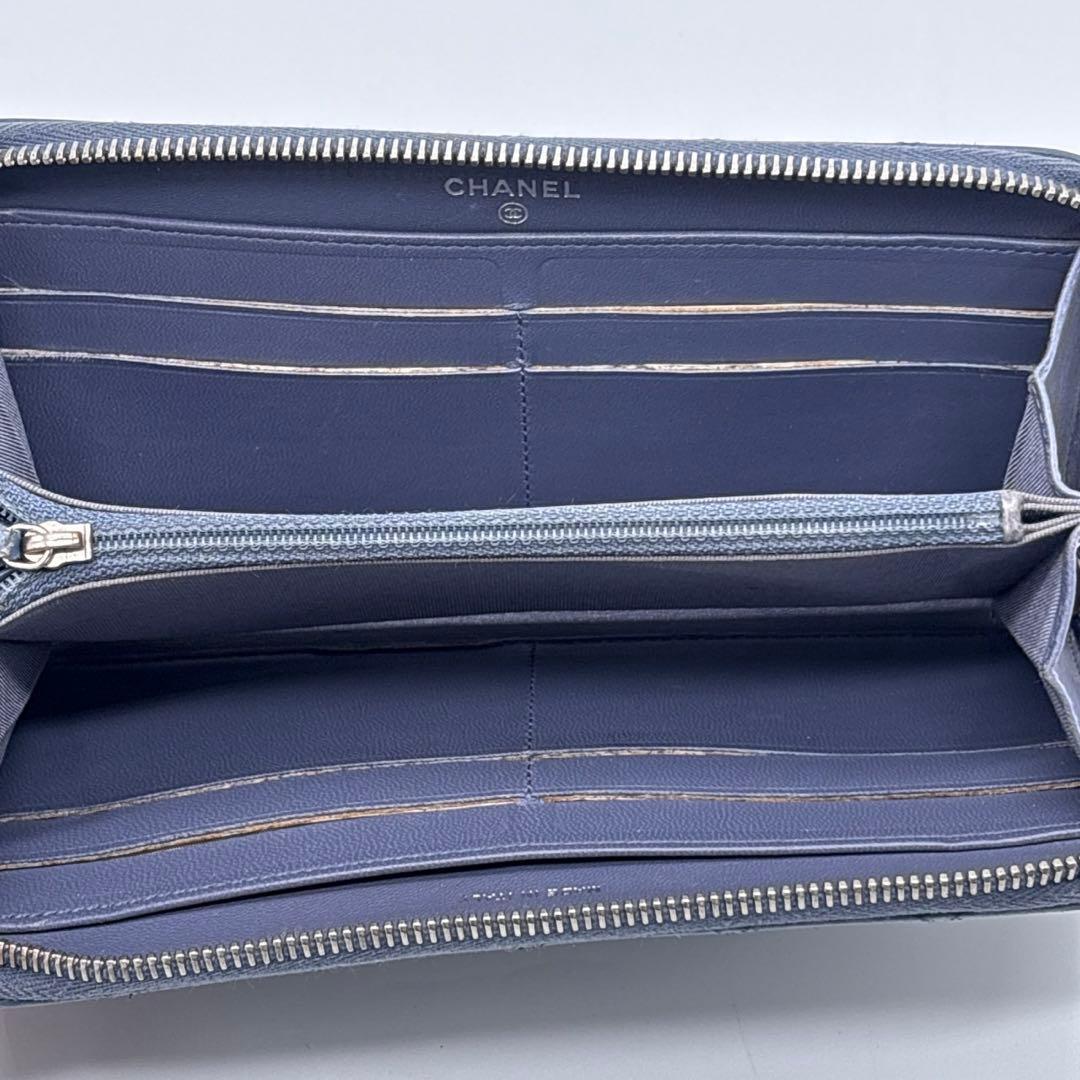 り*ん様 CHANEL シャネル マトラッセ ラウンドファスナー ココマーク ネ