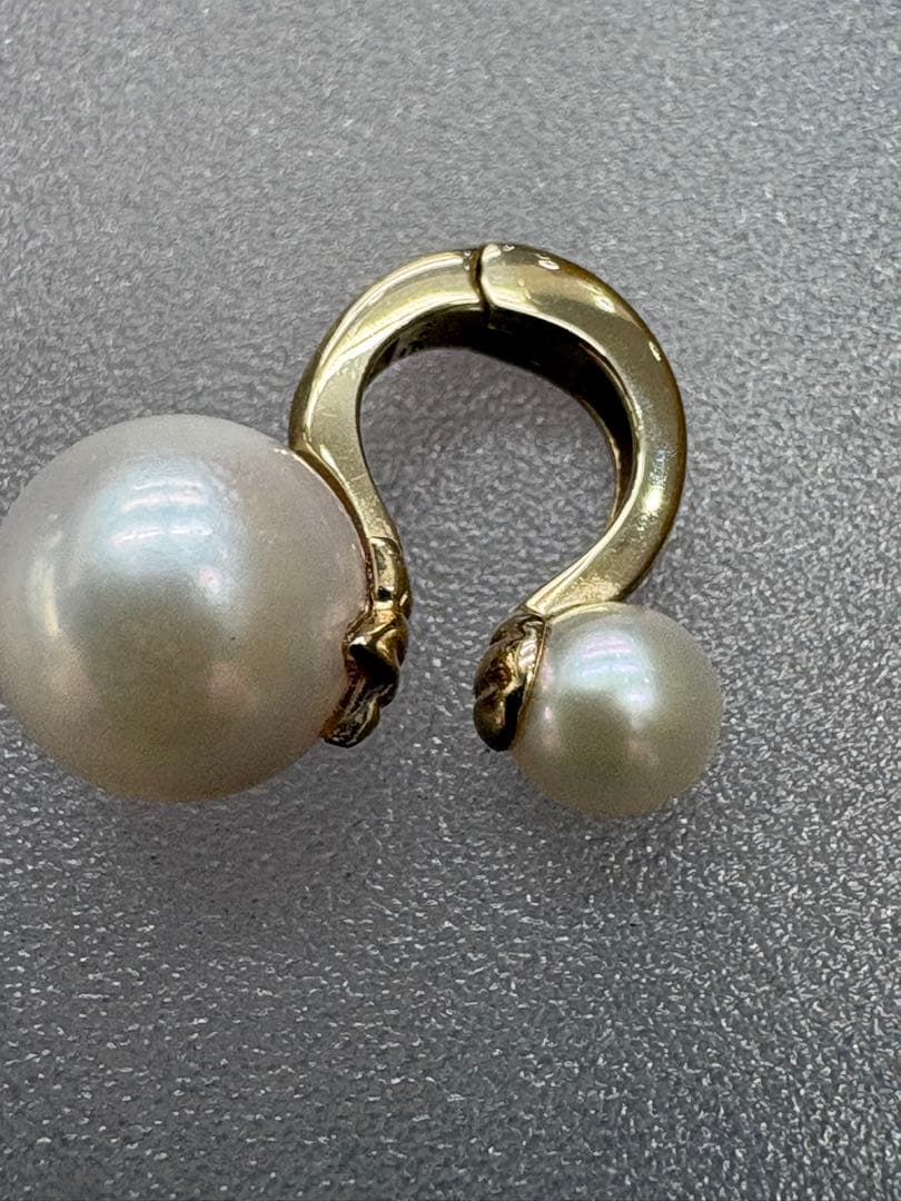 アクセサリー STAR JEWELRY K10 PEARL CLIP EARRINGS